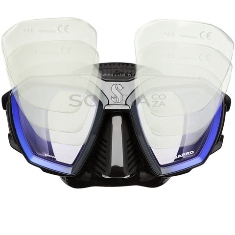 SCUBAPRO D-Mask Prescriptive Lens Mask (Large / Wide Fit) (-Neg Lenses)