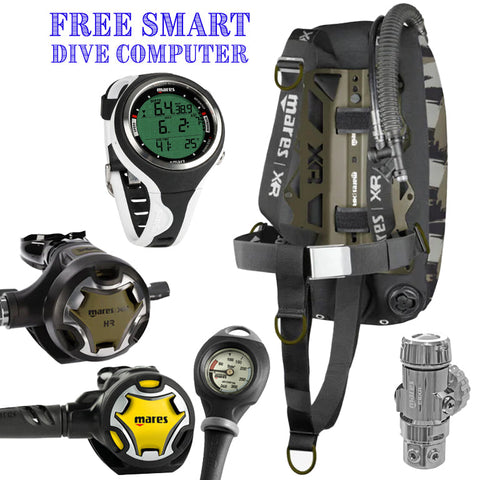 Mares HR 28XR Set + FREE MARES SMART Dive Computer