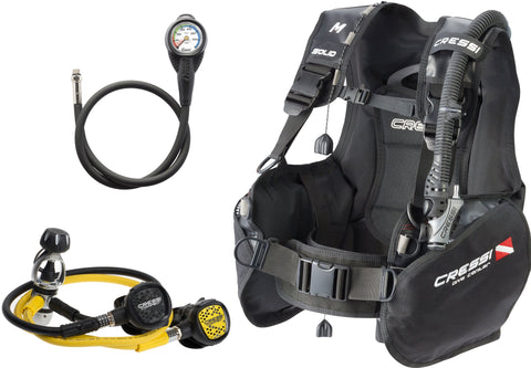 Cressi Solid Scuba Set DIN