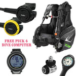 Tusa Liberator Set + FREE PUCK4 Dive Computer