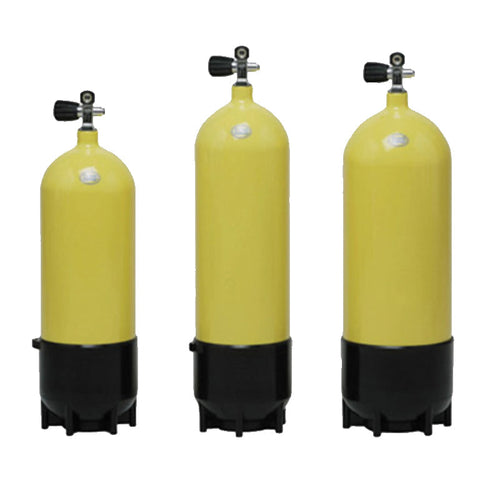 Cylinders - 10L (300 Bar) Steel Cylinders